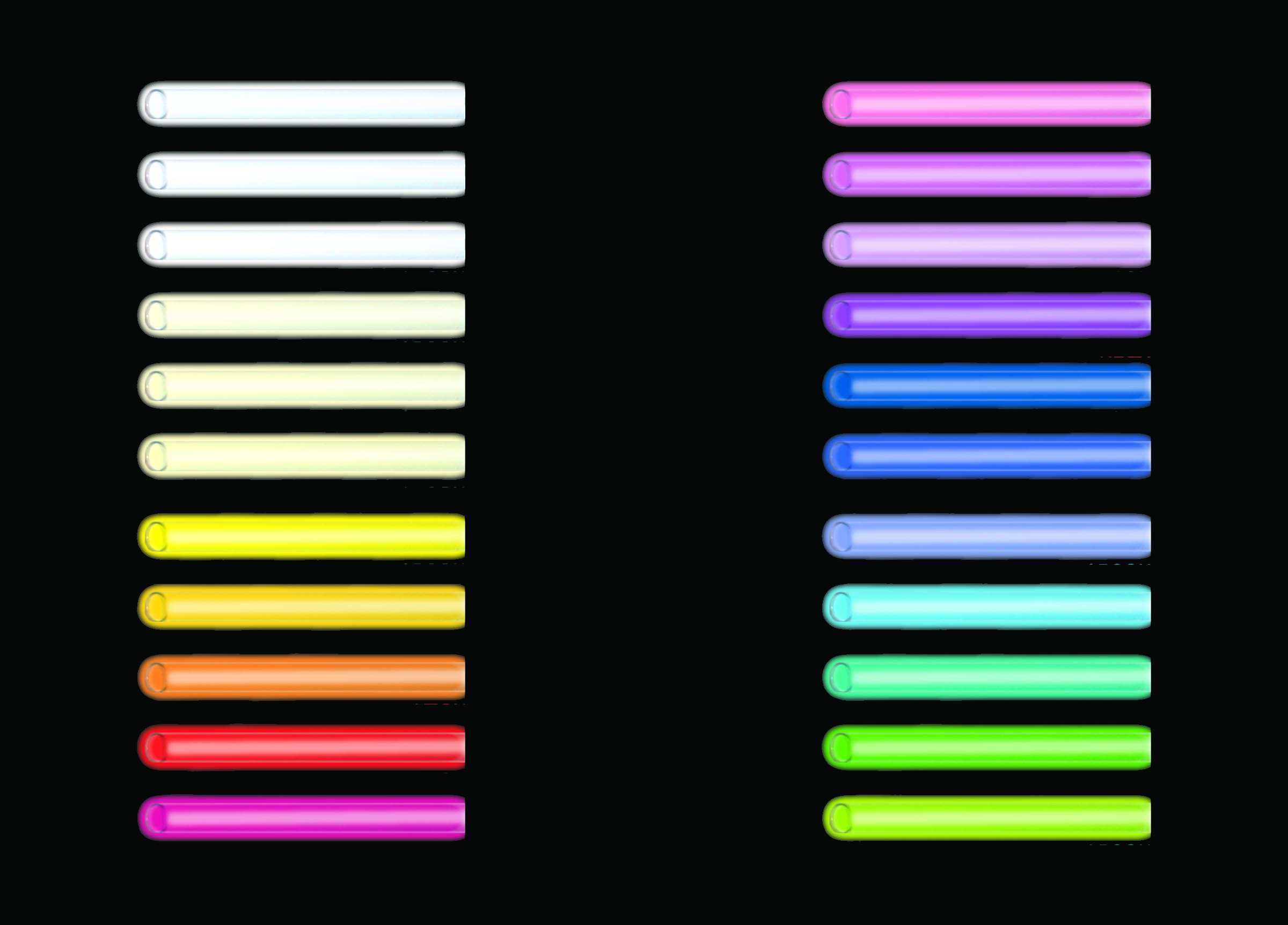 Retfærdighed let for ikke at nævne Custom and Standard Neon Sign Tubing Colors | Light Sources