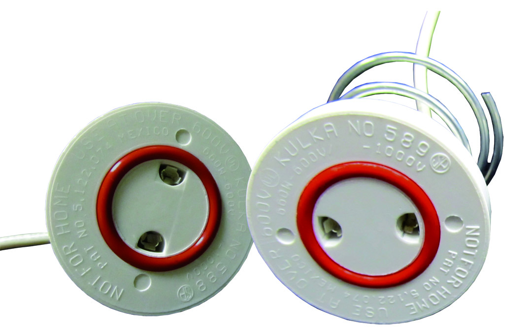 588.GDF-IS™ & 589.GDF-IS™ Series Lampholders (Medium Bi-Pin) for 800mA Instant Start Lamps
