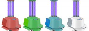 UV light disinfection robots